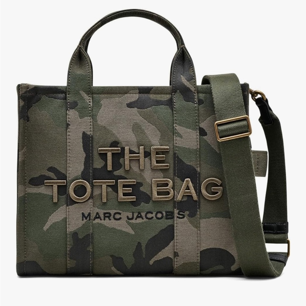 Marc Jacobs Green Camouflage Tote